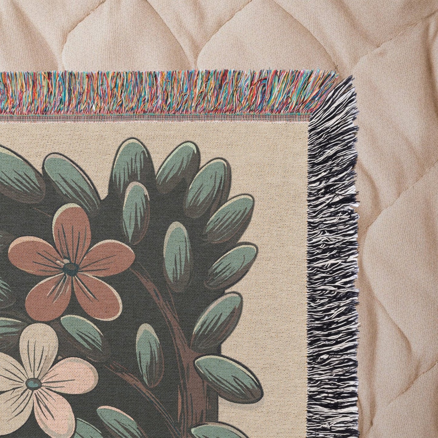 Personalized Fawned Of You Woven Blanket