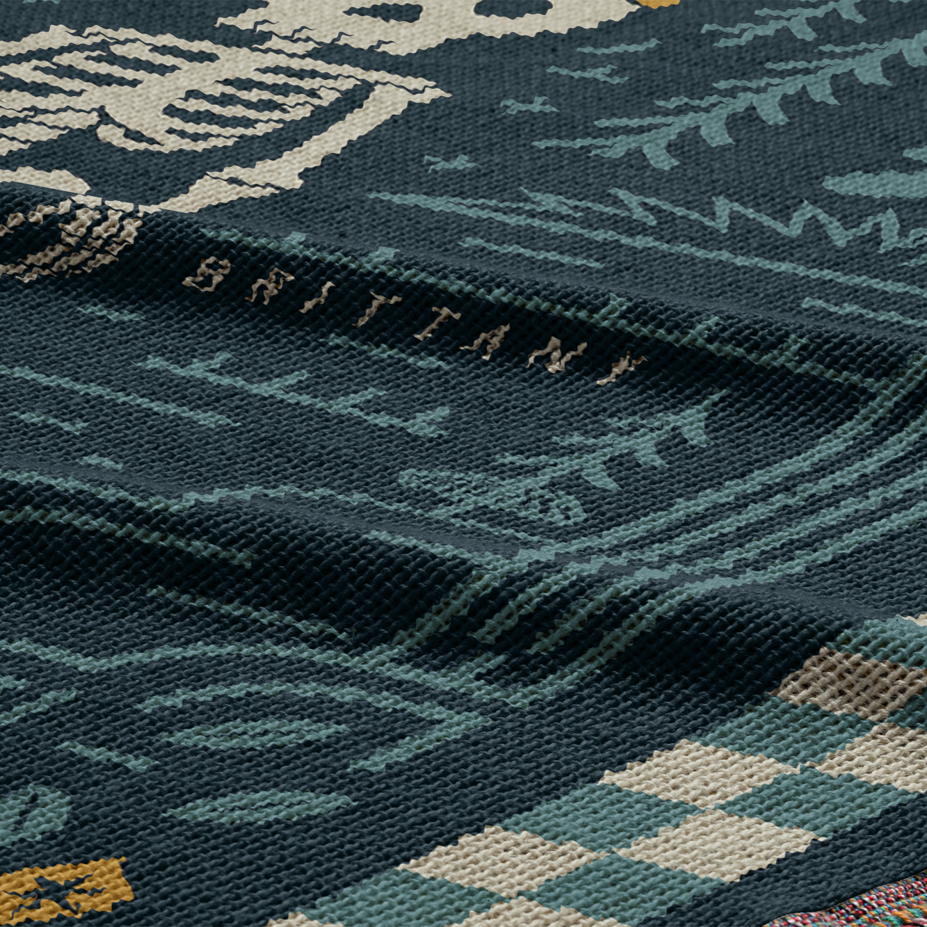Personalized Adventure Til Death Woven Blanket