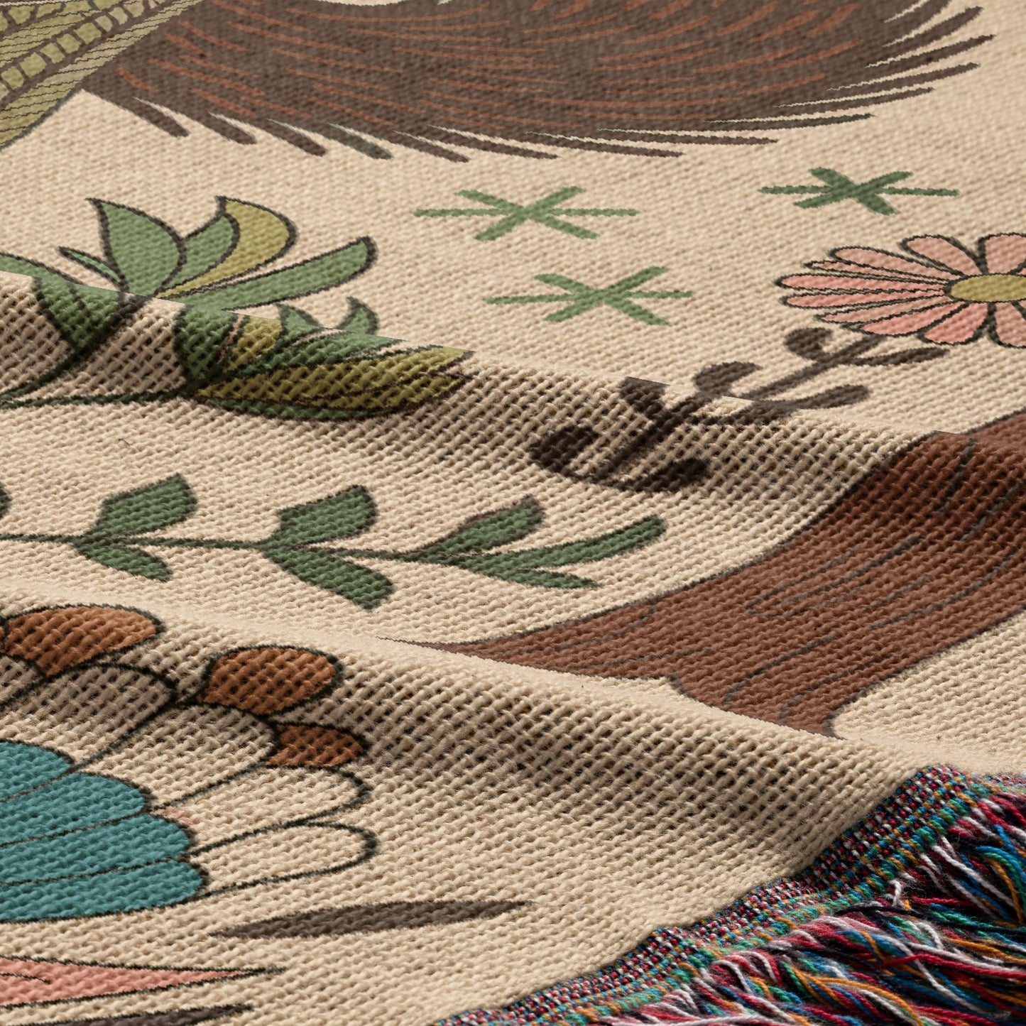 Personalized Dance Like Nobody's Squatching Woven Blanket