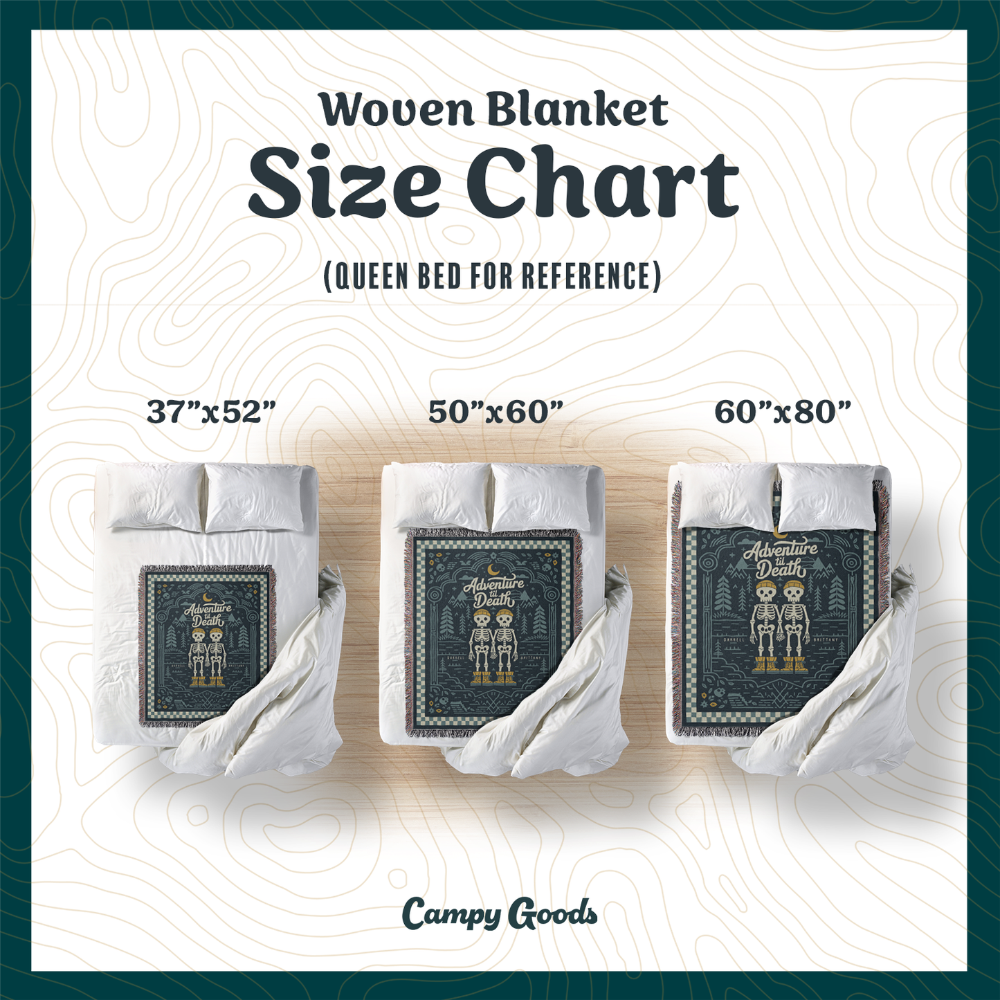 Personalized Adventure Til Death Woven Blanket