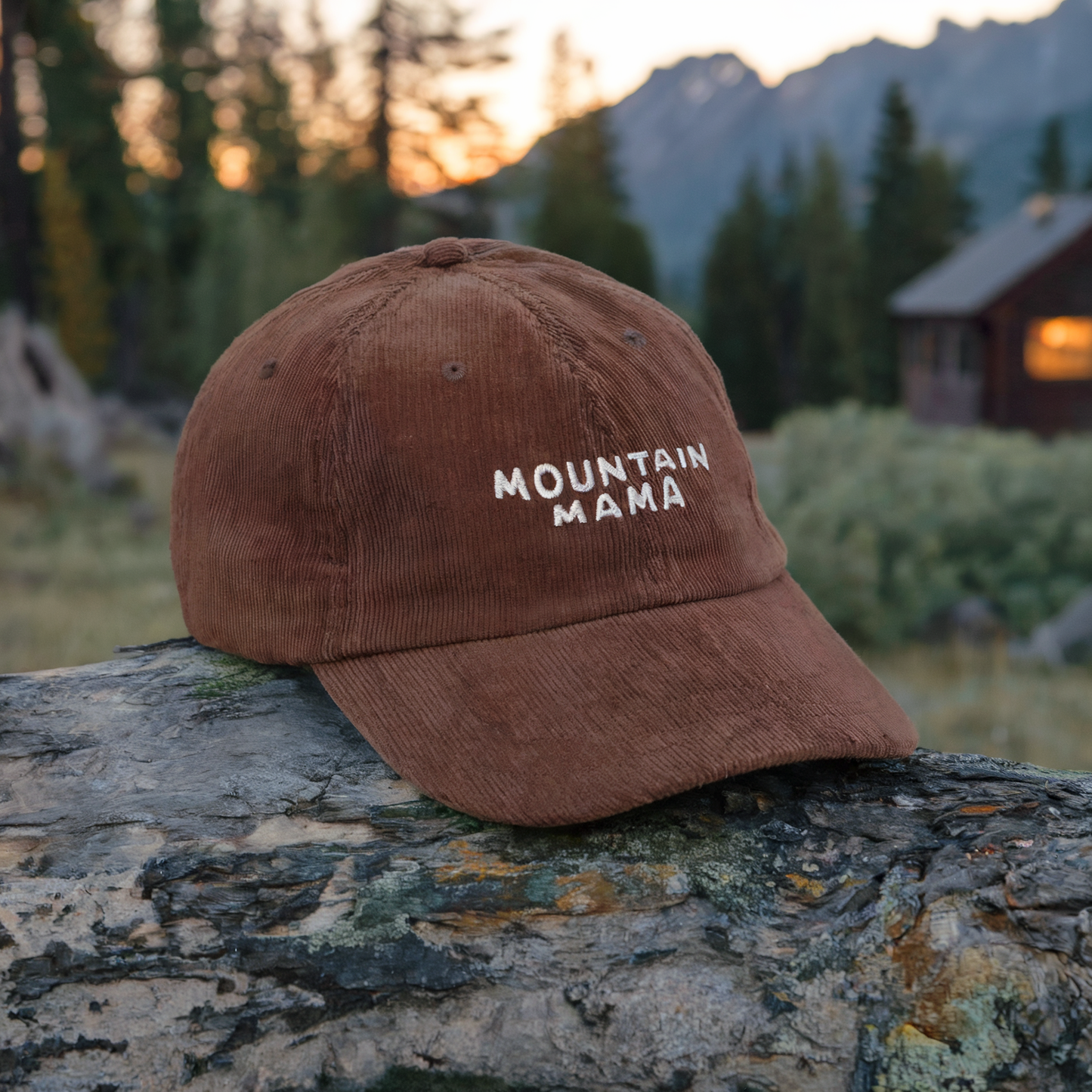 Mountain Mama Corduroy Cap
