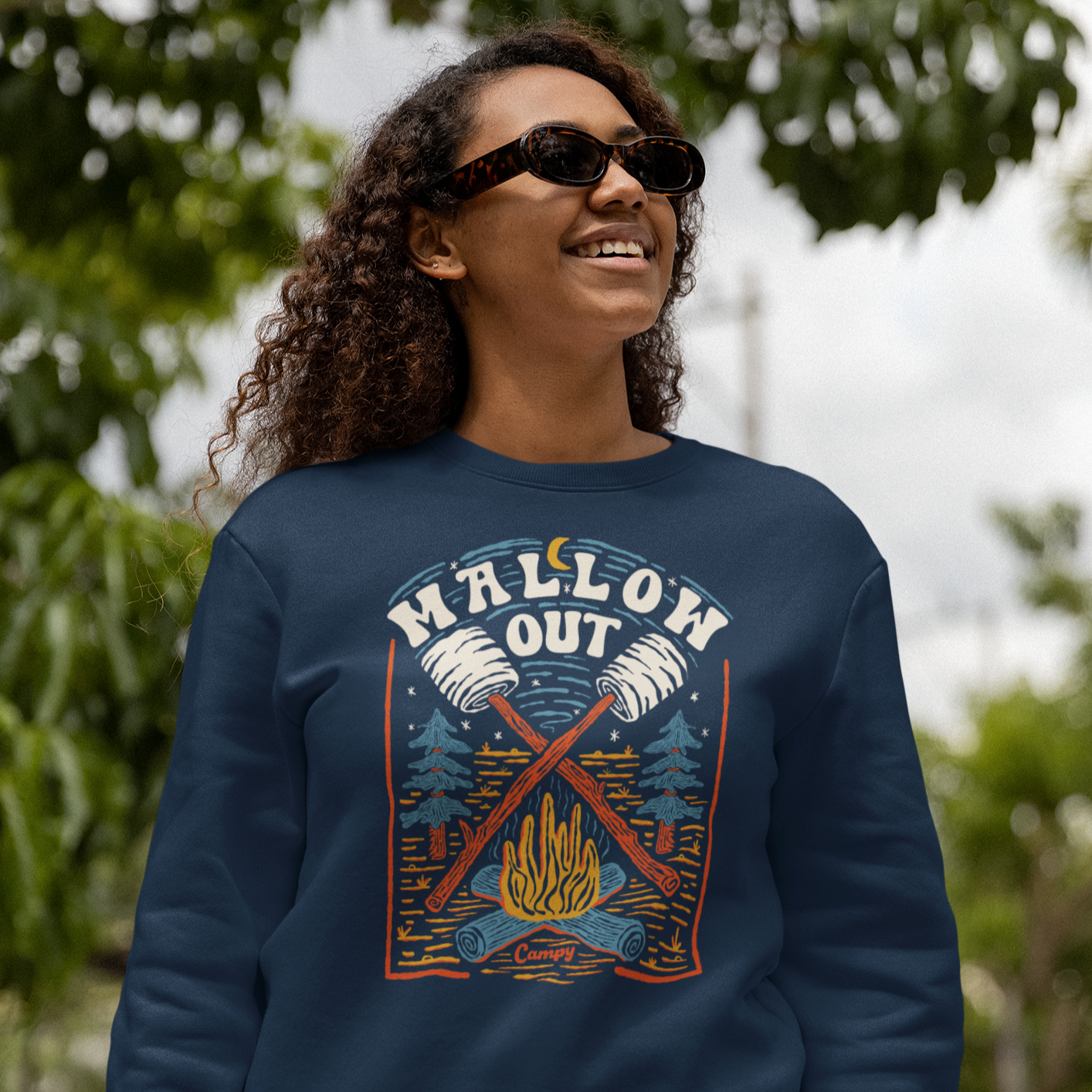 Mallow Out Sweatshirt - Campy Goods and Gear