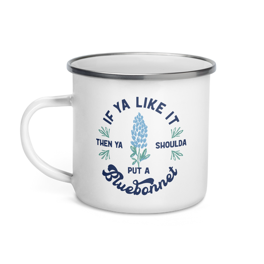Bluebonnet Camp Mug - Campy Goods and Gear