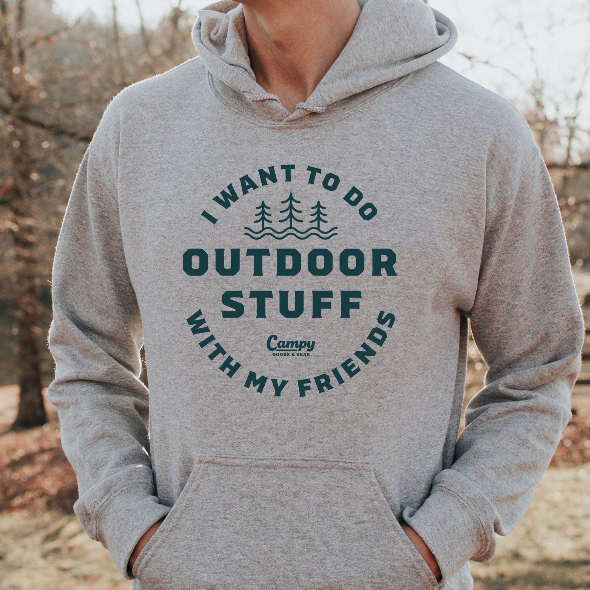 Outdoor Stuff Hoodie - Campy Goods and Gear