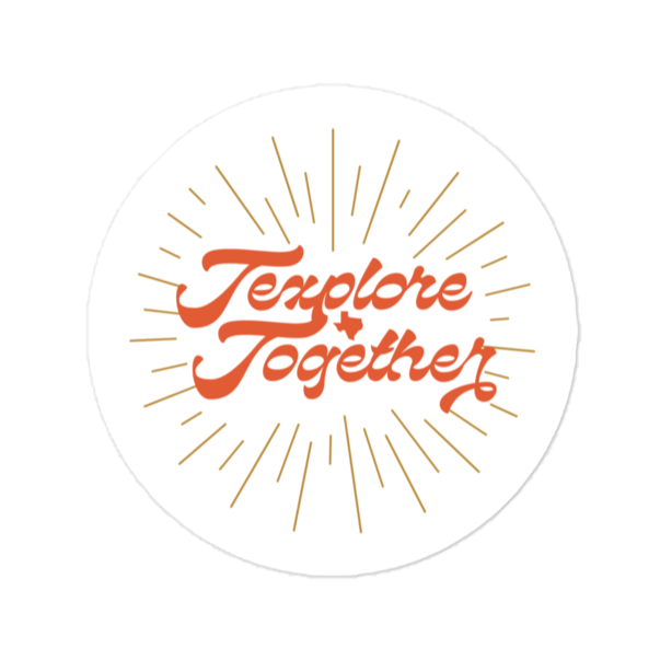 Texplore Together Sticker - Campy Goods and Gear
