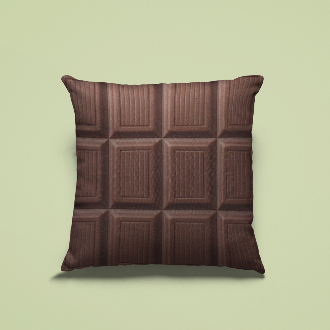 Chocolate Pillow Sham 18"x18" - Campy Goods and Gear