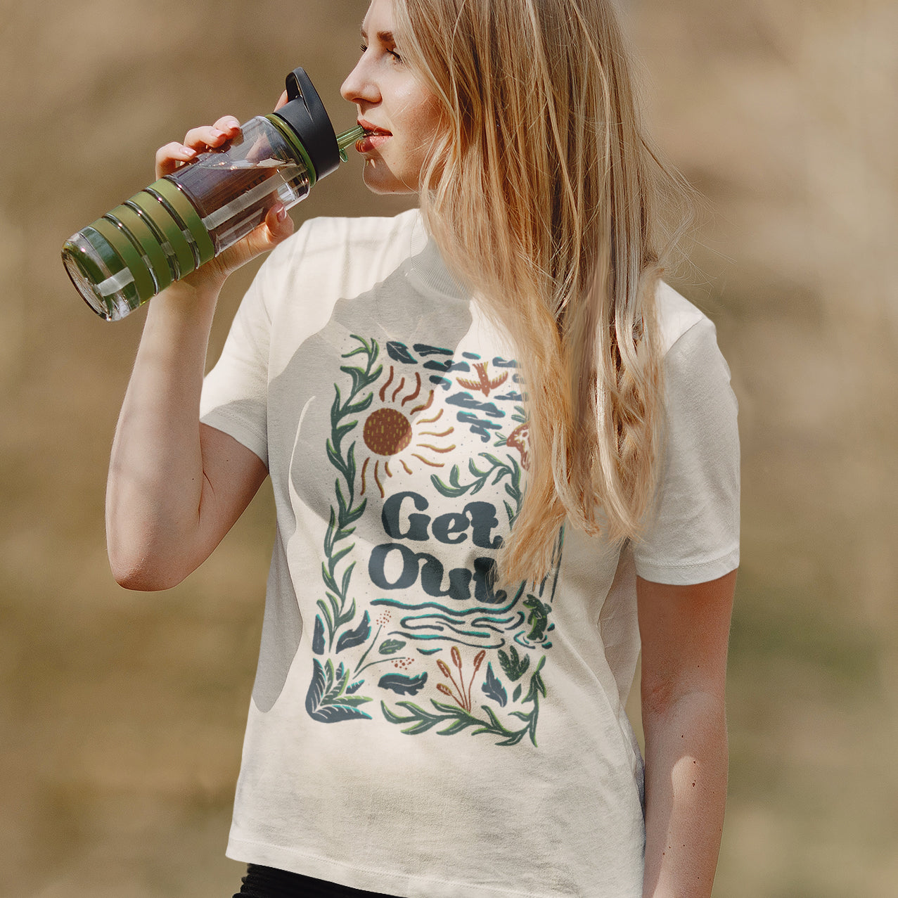 Get Out Tee - Campy Goods and Gear
