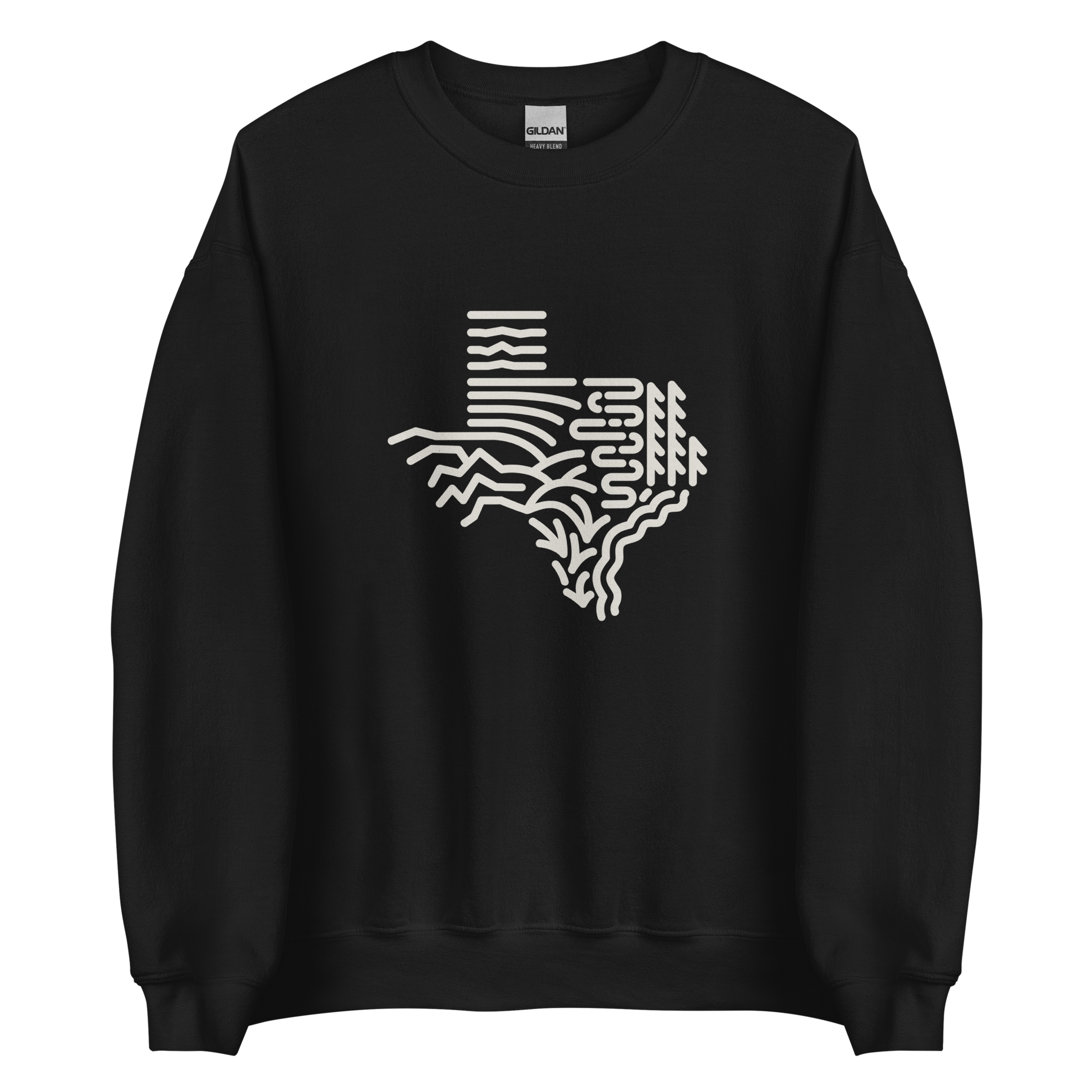 Texas Regions Sweatshirt - Campy Goods and Gear