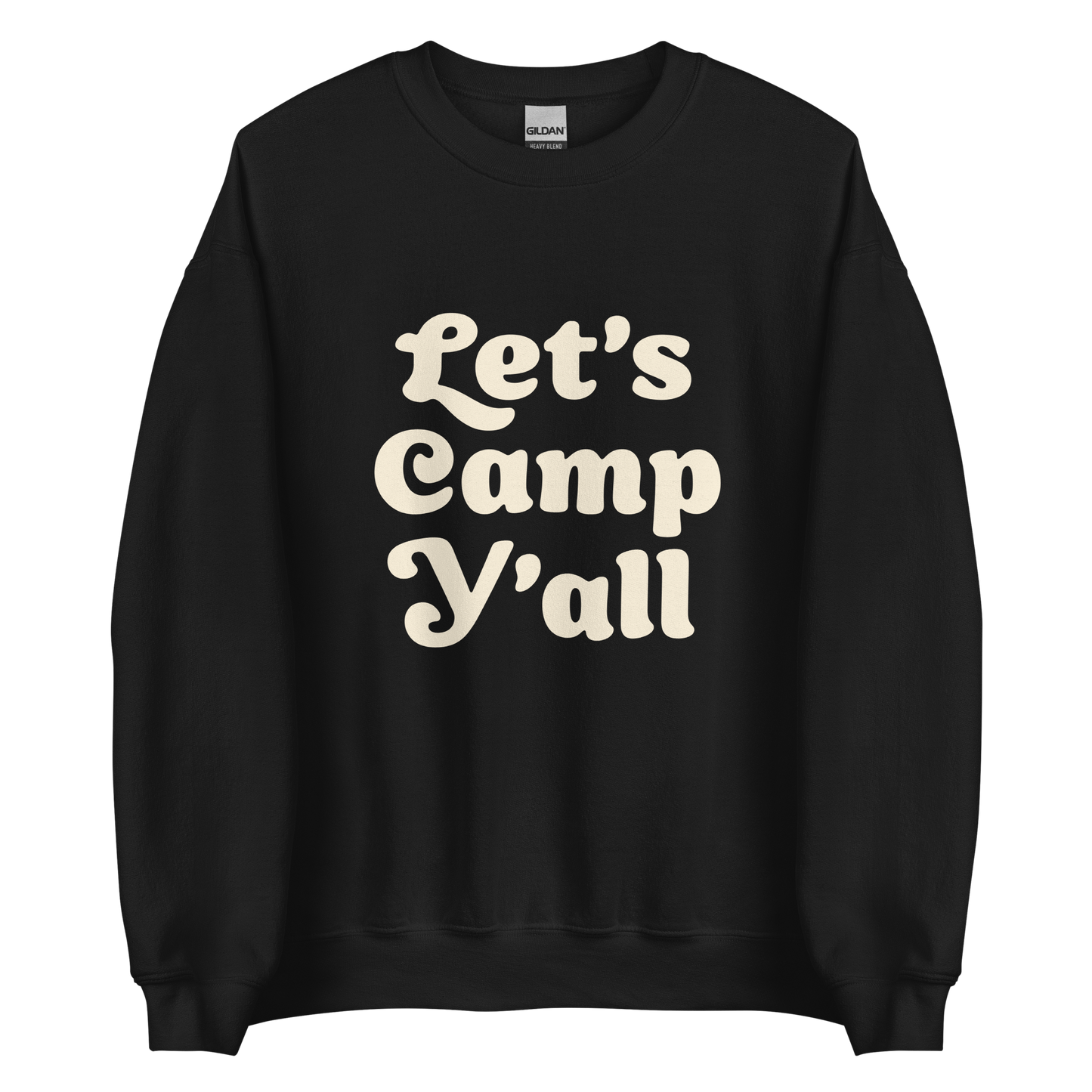 Let's Camp Y'all Sweatshirt - Campy Goods and Gear
