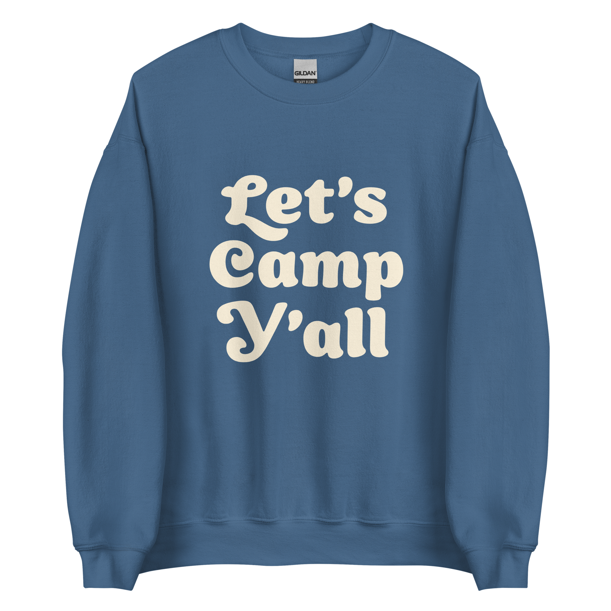 Let's Camp Y'all Sweatshirt - Campy Goods and Gear