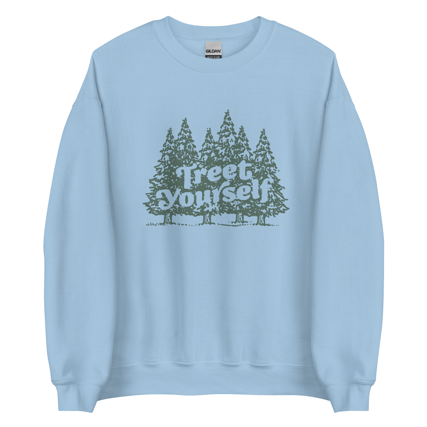 Treet Yourself Sweatshirt - Campy Goods and Gear