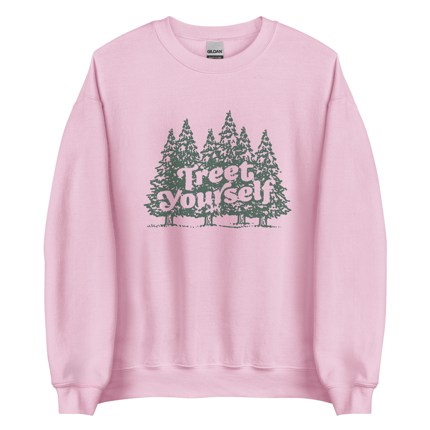 Treet Yourself Sweatshirt - Campy Goods and Gear