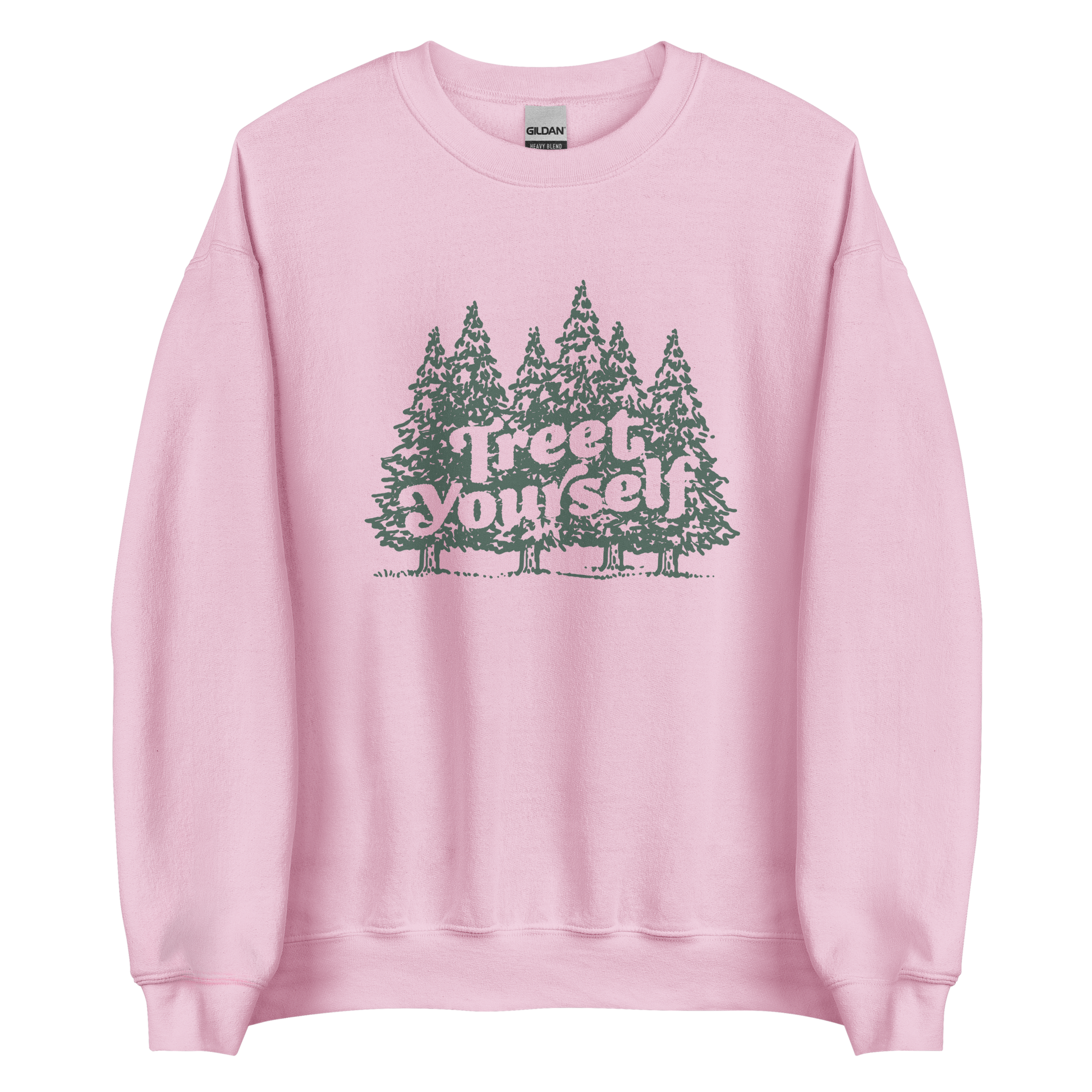 Treet Yourself Sweatshirt - Campy Goods and Gear