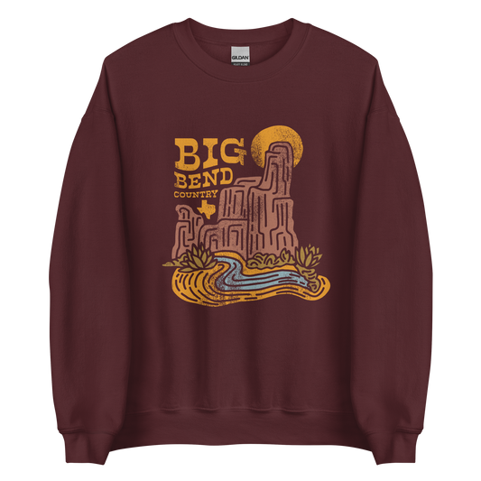 TX Terrains - Big Bend Sweatshirt - Campy Goods and Gear