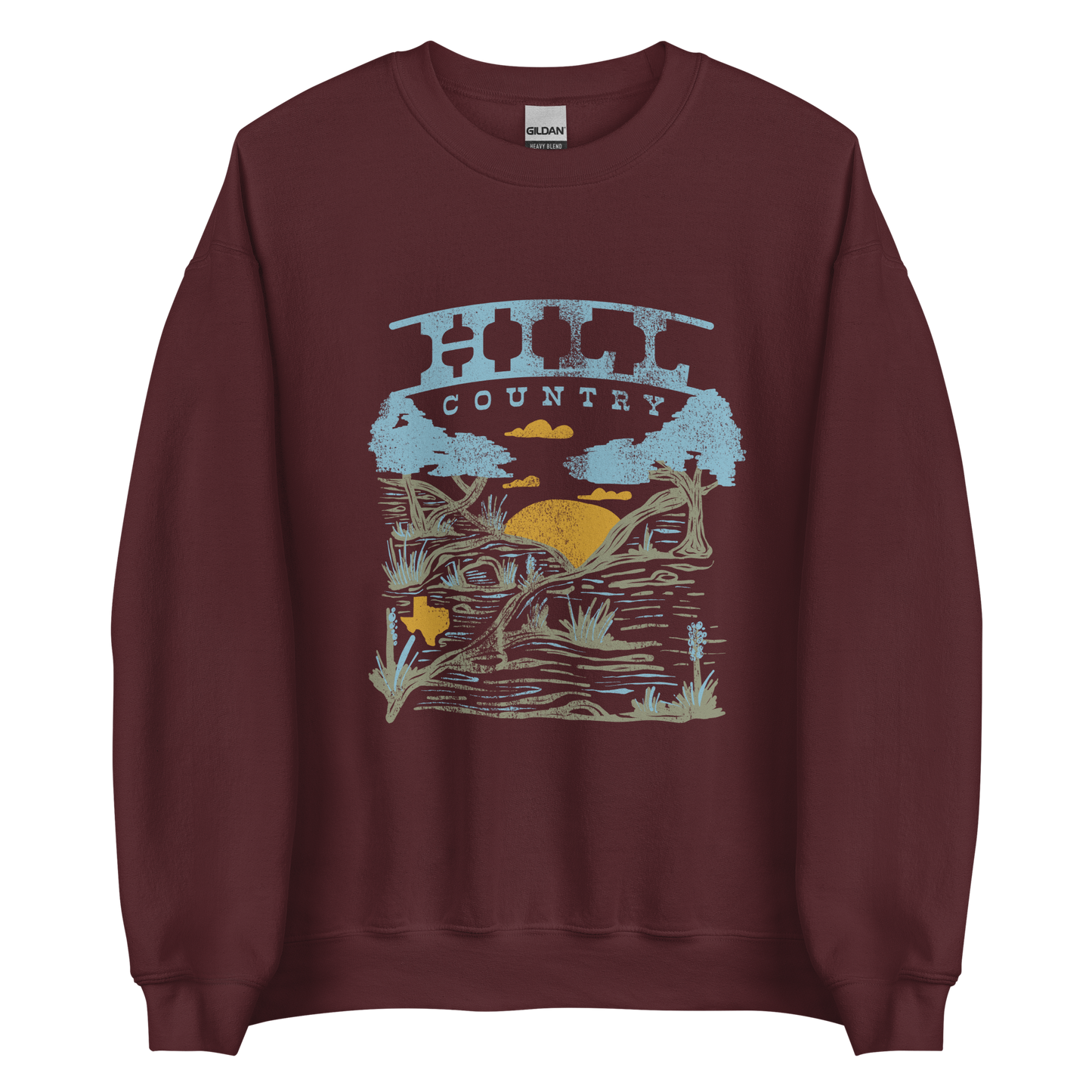 TX Terrains - Hill Country Sweatshirt - Campy Goods and Gear