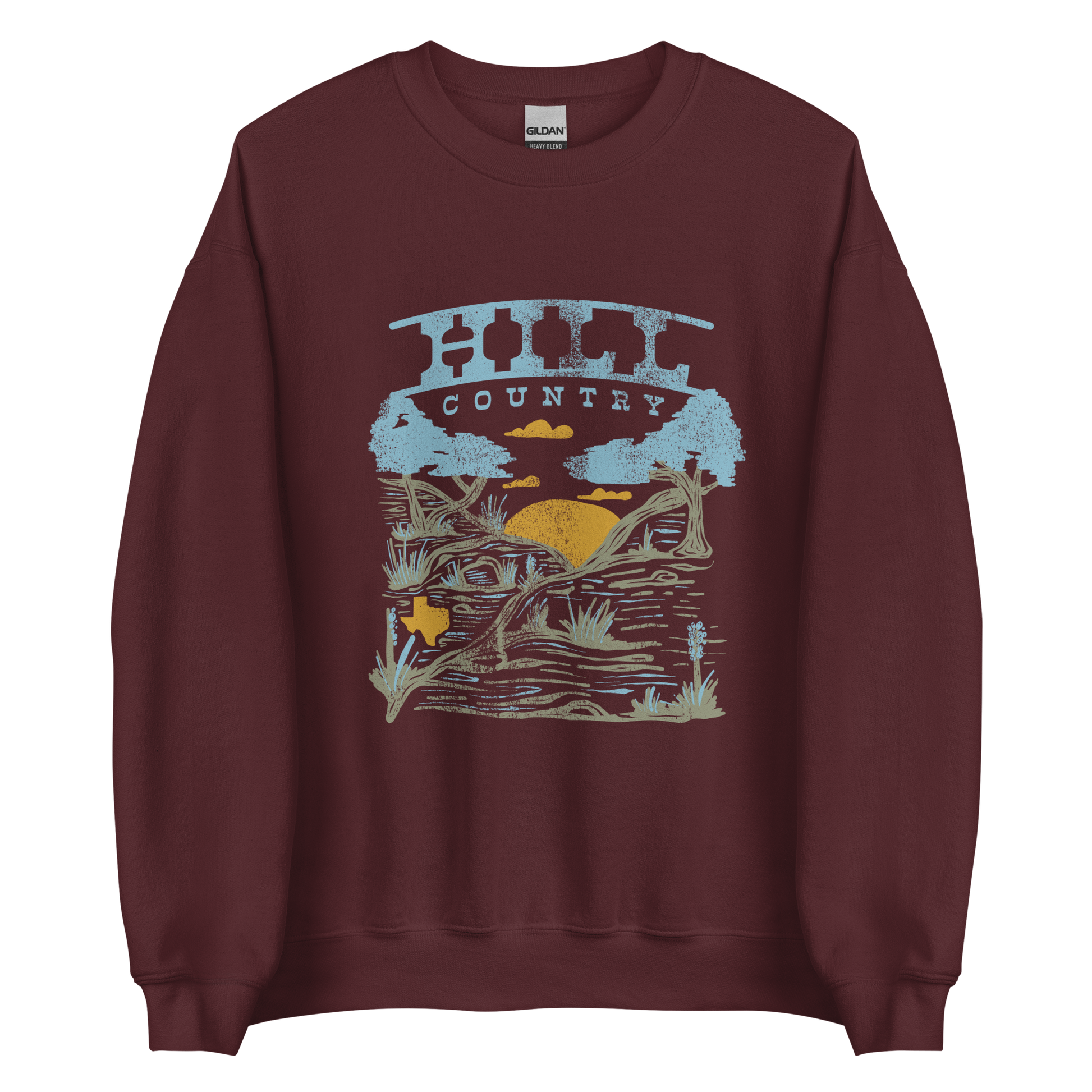 TX Terrains - Hill Country Sweatshirt - Campy Goods and Gear