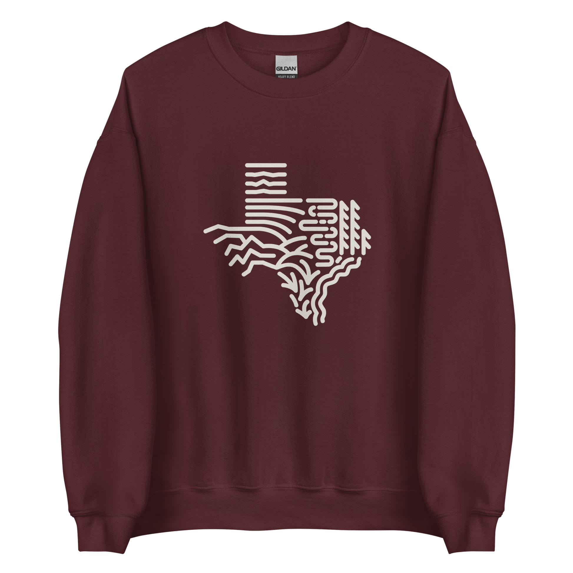 Texas Regions Sweatshirt - Campy Goods and Gear