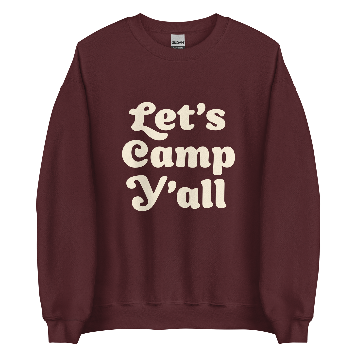 Let's Camp Y'all Sweatshirt - Campy Goods and Gear