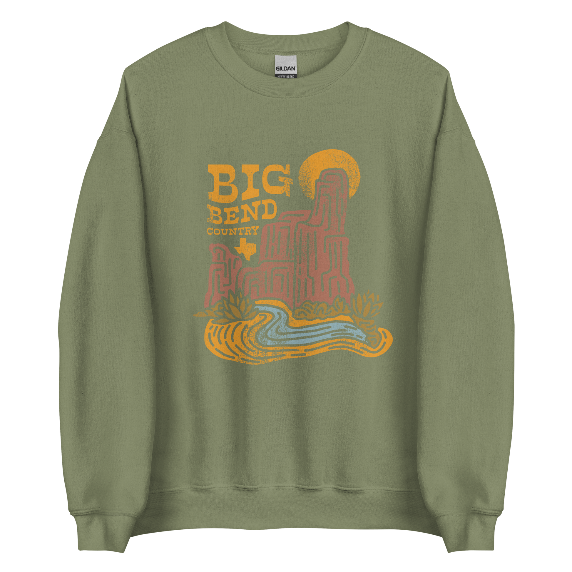 TX Terrains - Big Bend Sweatshirt - Campy Goods and Gear