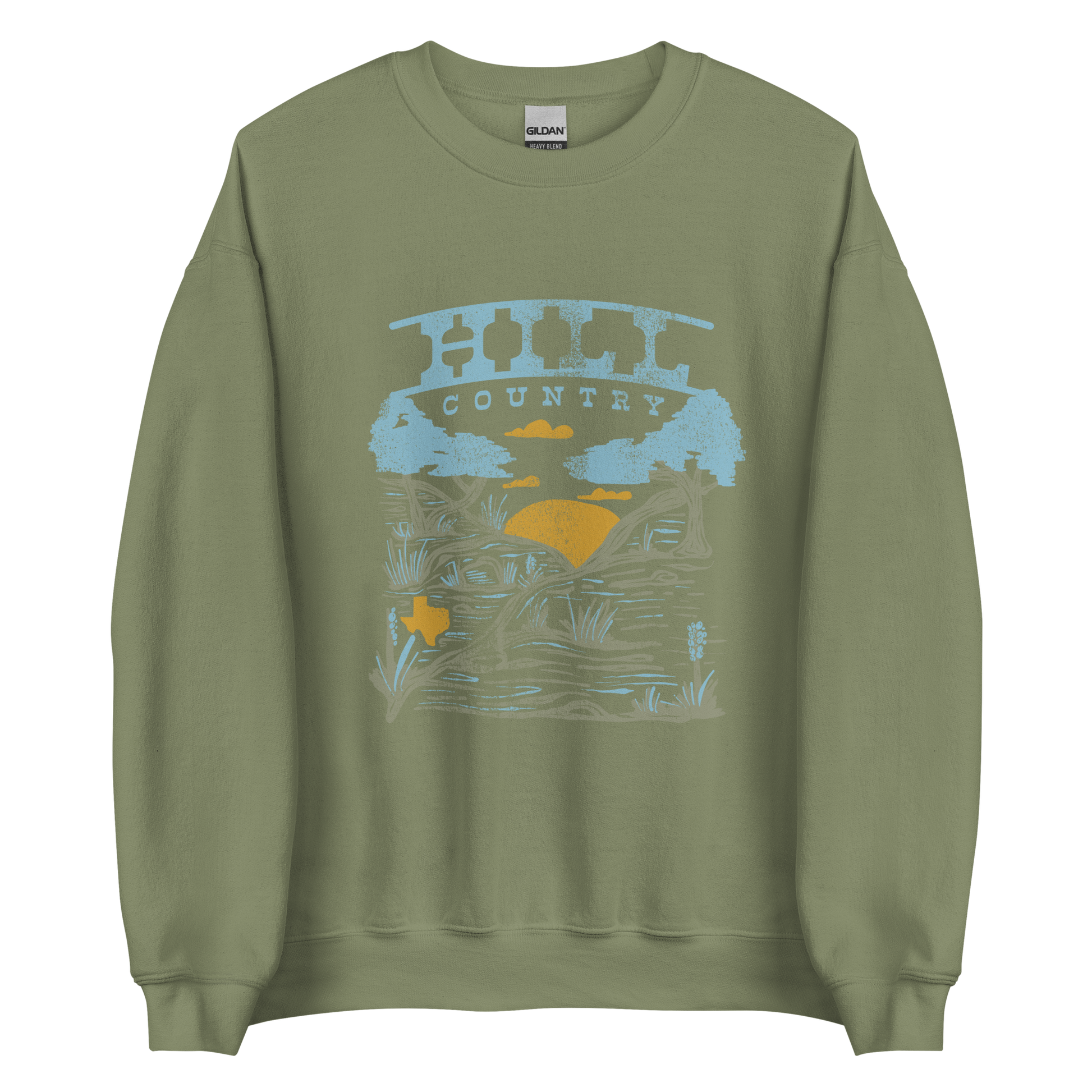 TX Terrains - Hill Country Sweatshirt - Campy Goods and Gear