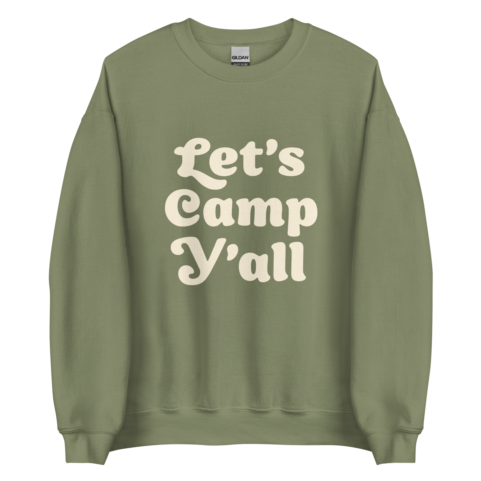 Let's Camp Y'all Sweatshirt - Campy Goods and Gear