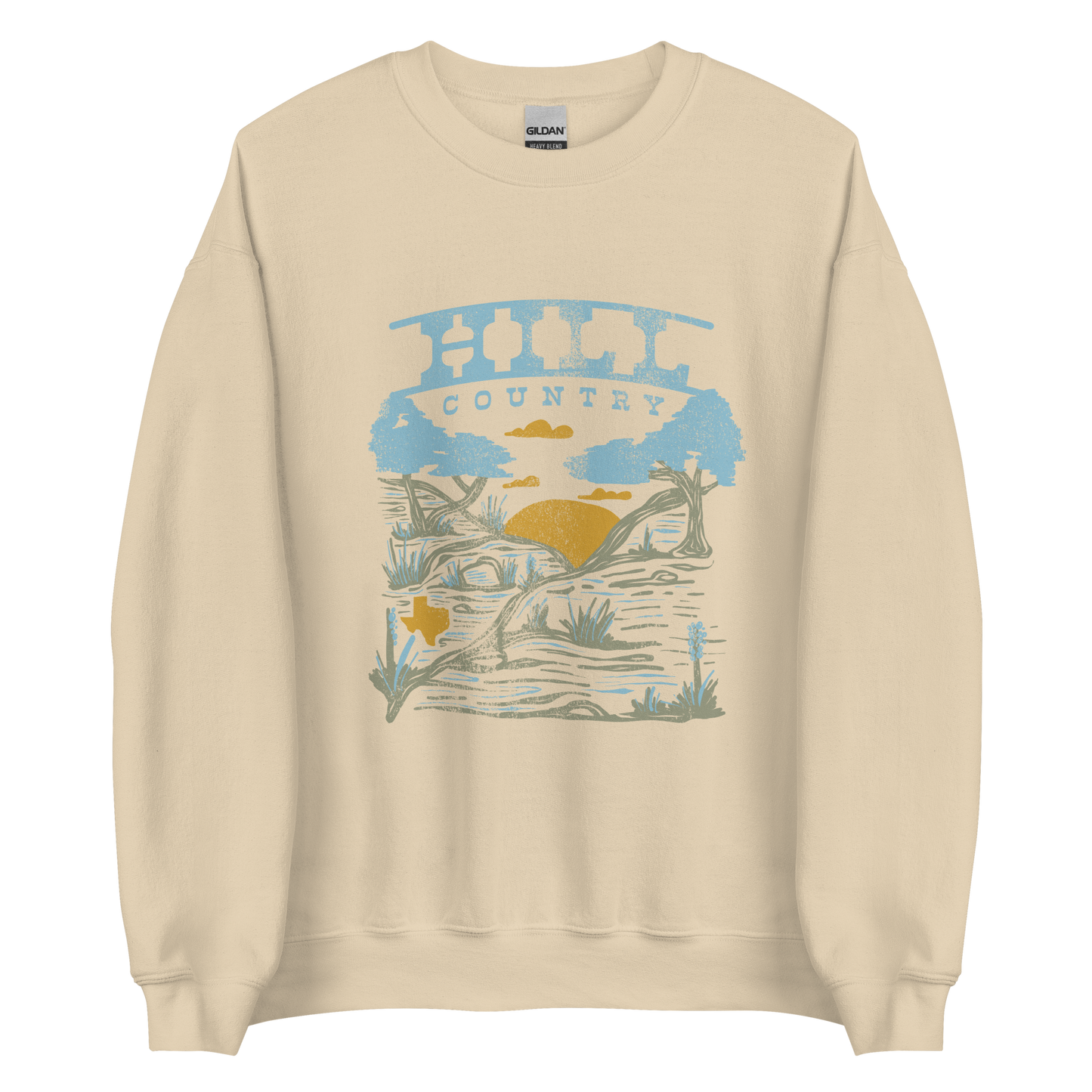 TX Terrains - Hill Country Sweatshirt - Campy Goods and Gear