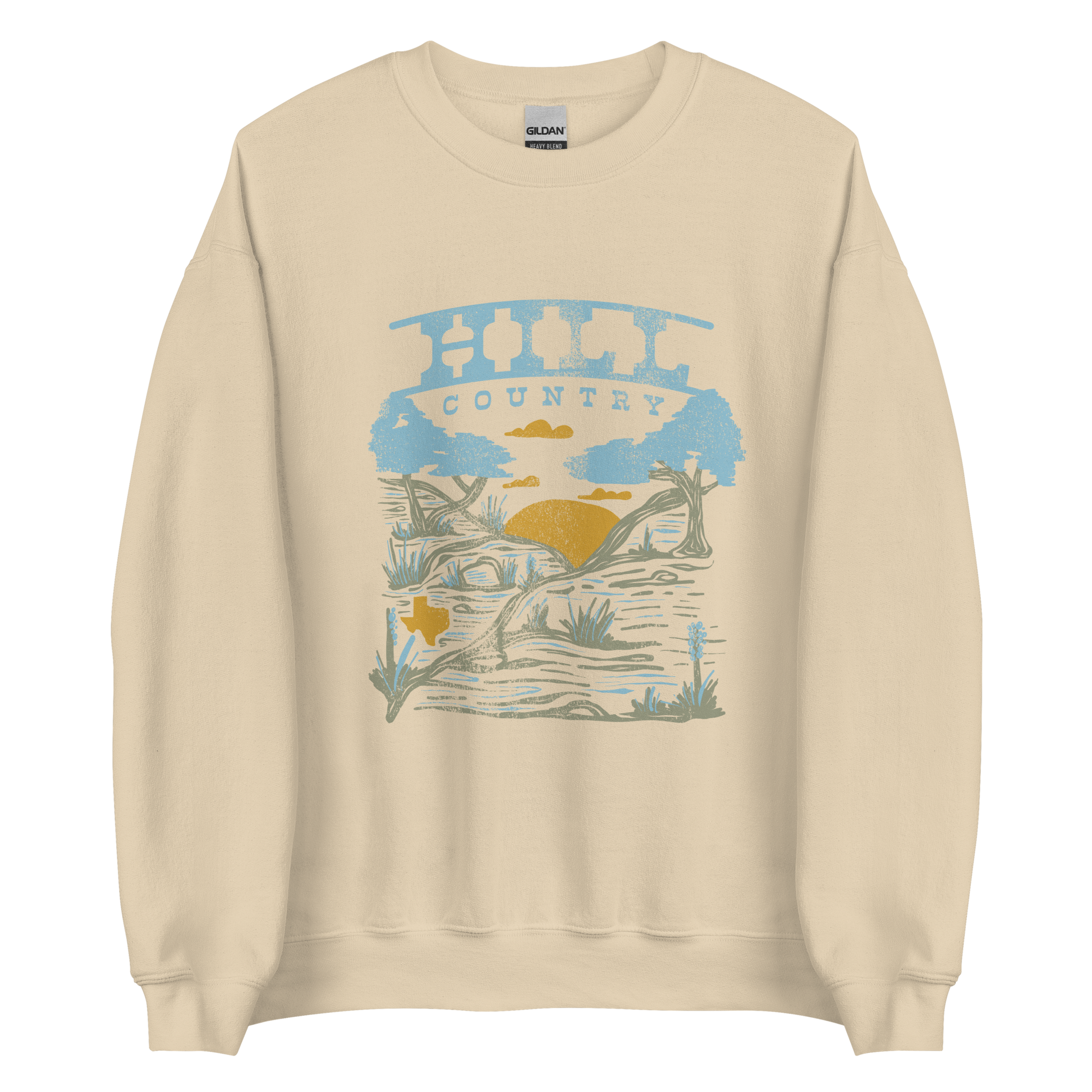 TX Terrains - Hill Country Sweatshirt - Campy Goods and Gear