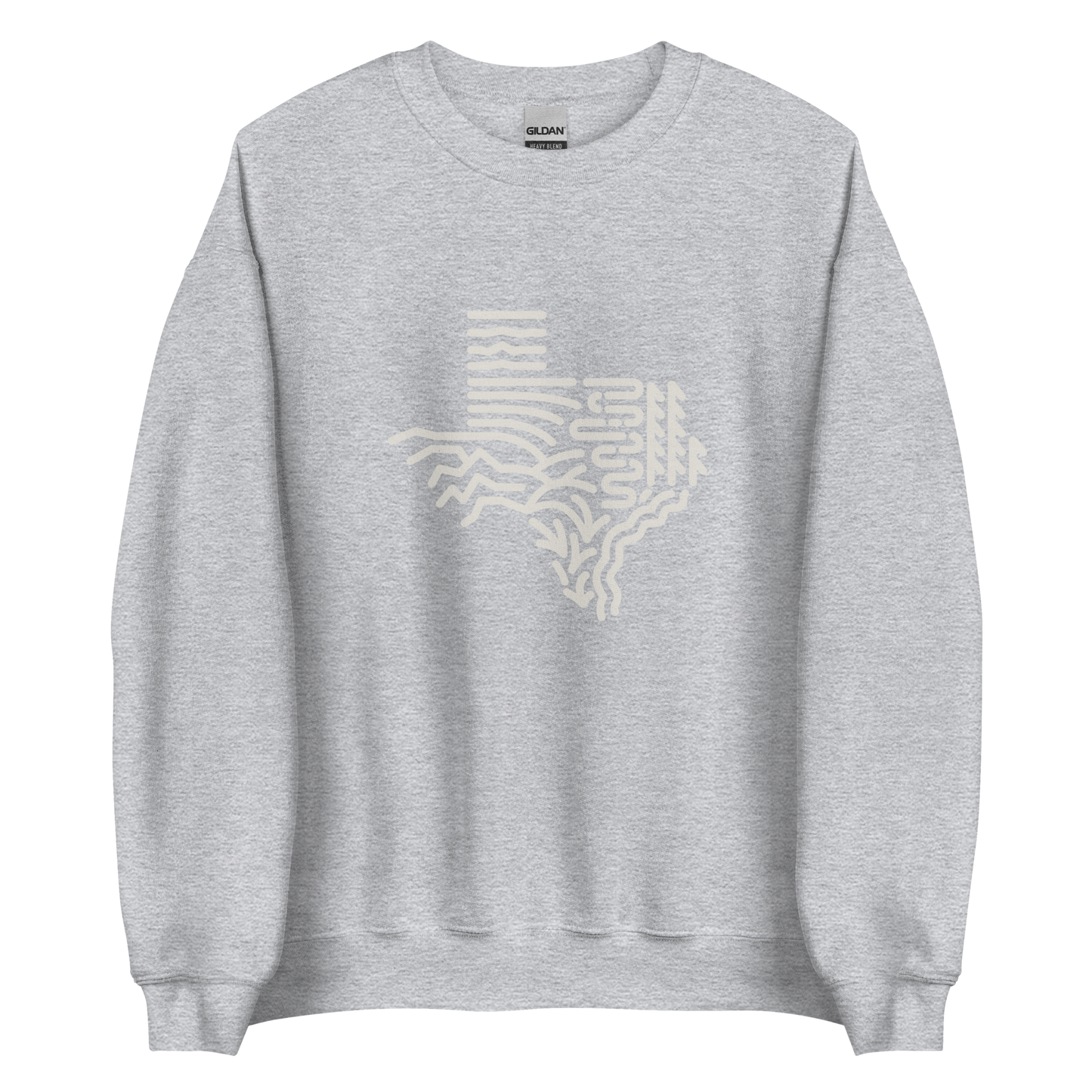 Texas Regions Sweatshirt - Campy Goods and Gear