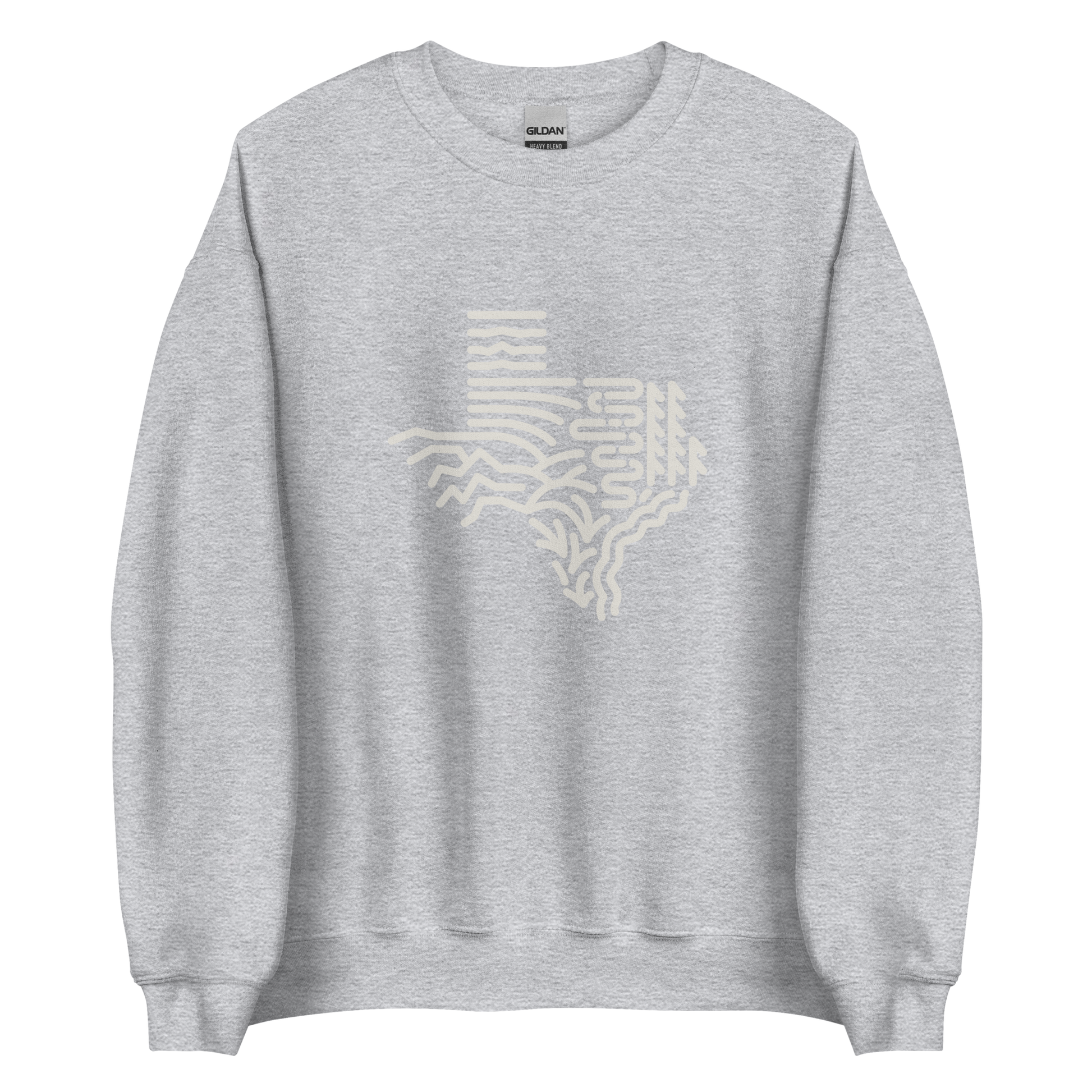 Texas Regions Sweatshirt - Campy Goods and Gear