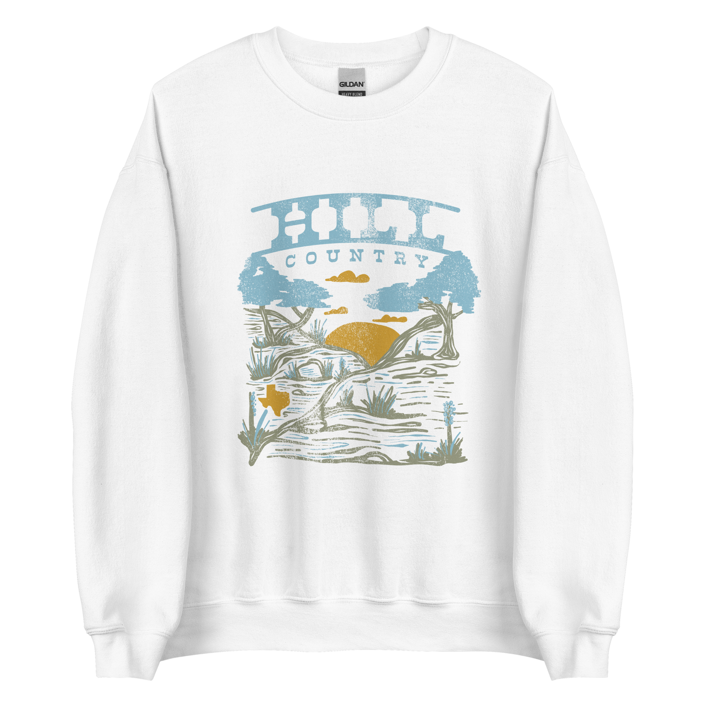 TX Terrains - Hill Country Sweatshirt - Campy Goods and Gear