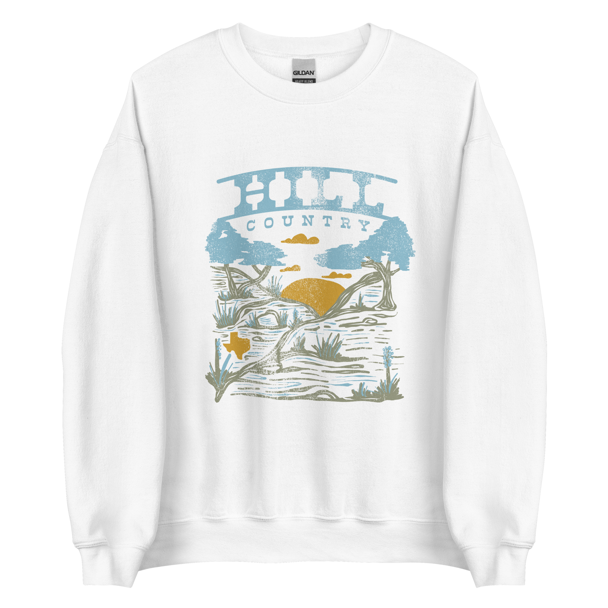 TX Terrains - Hill Country Sweatshirt - Campy Goods and Gear