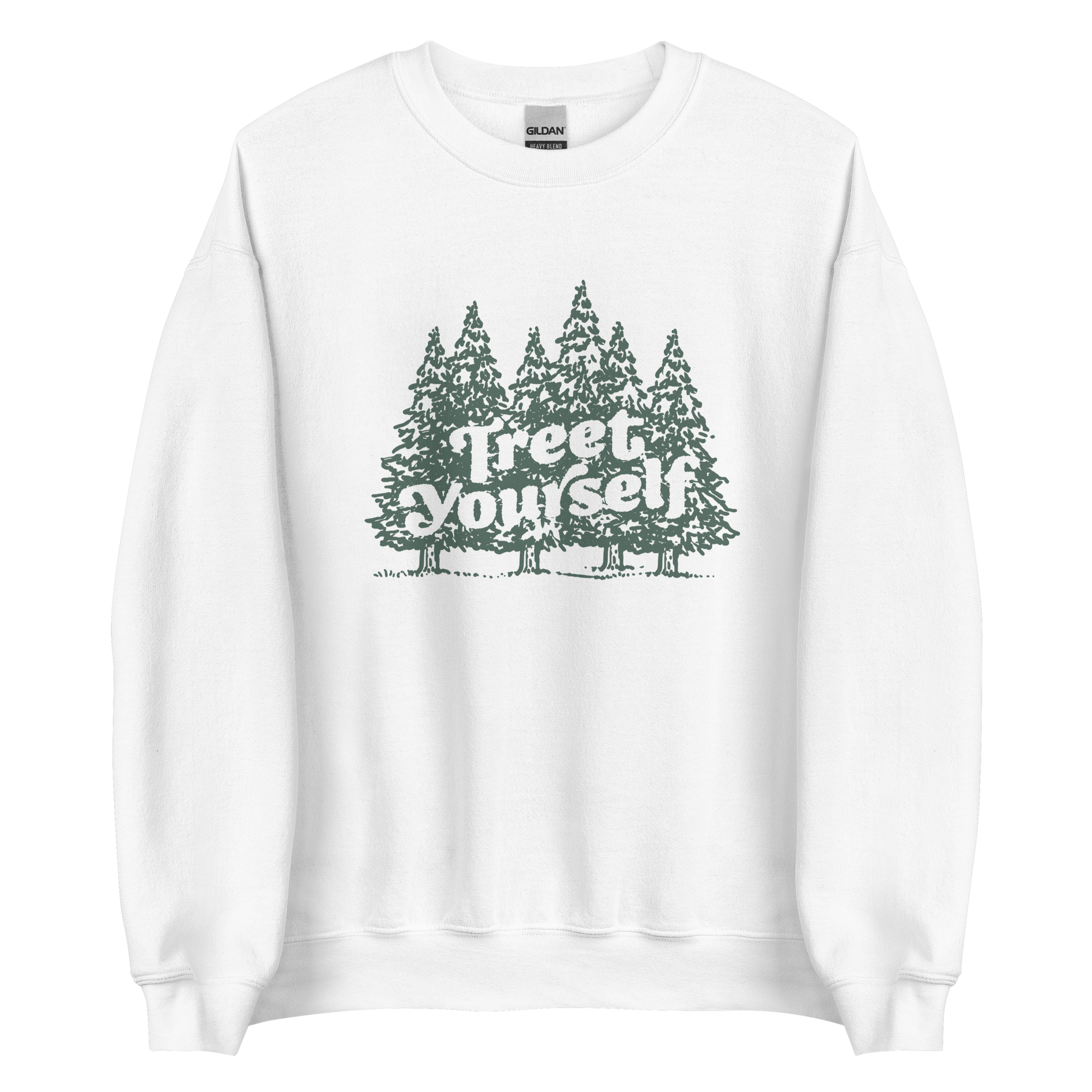 Treet Yourself Sweatshirt - Campy Goods and Gear