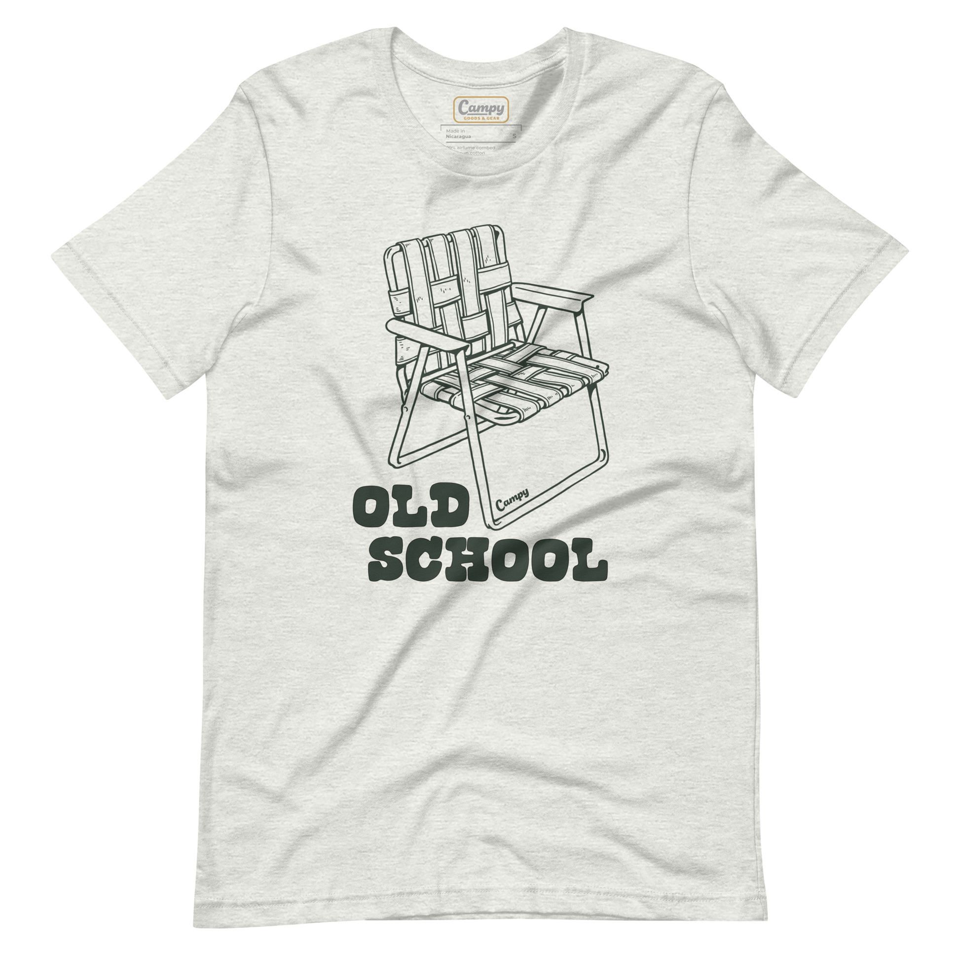 Old School Camping Tee - Campy Goods and Gear