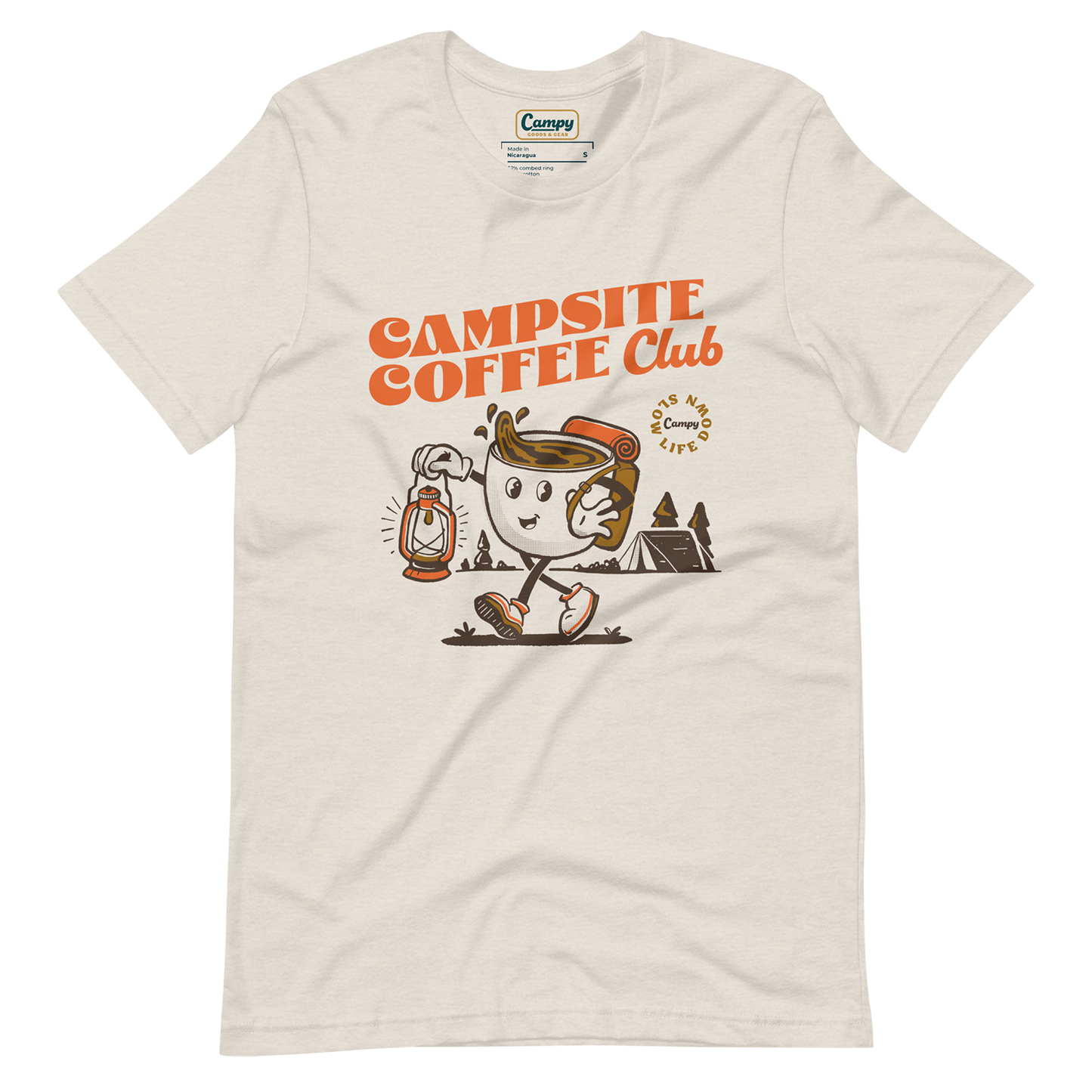 Campsite Coffee Club Tee - Campy Goods and Gear