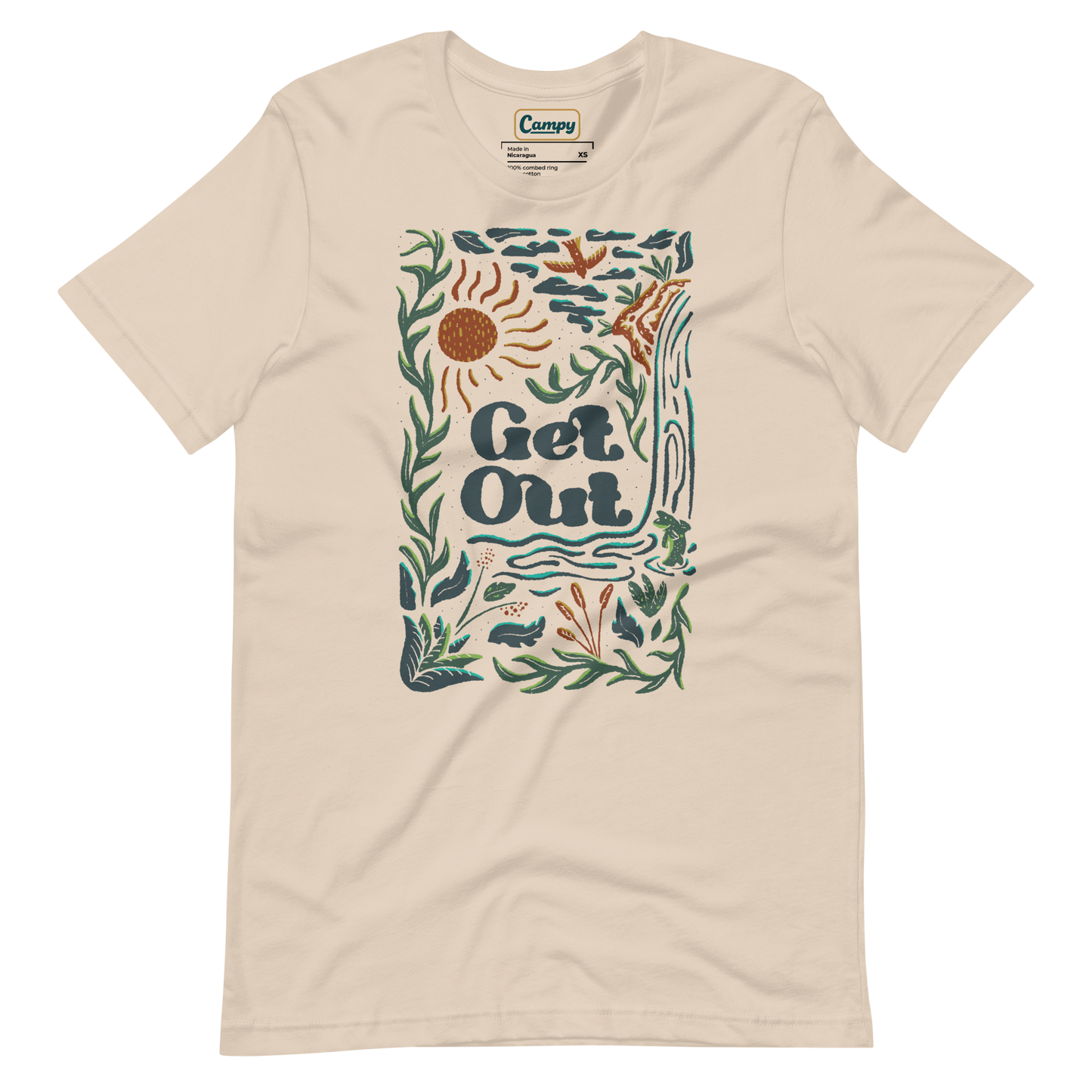Get Out Tee - Campy Goods and Gear