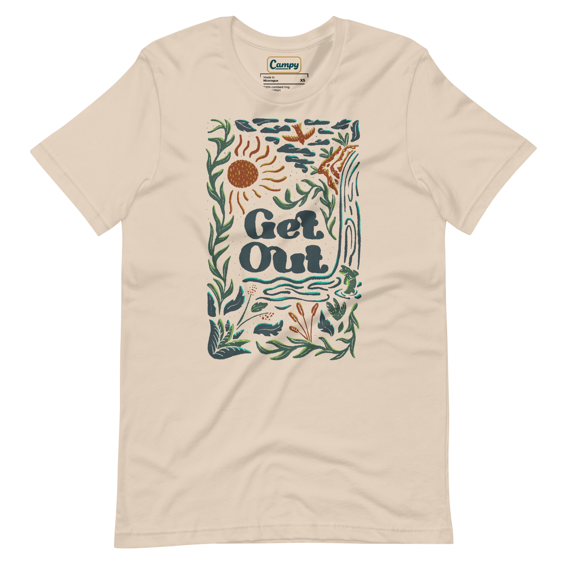 Get Out Tee - Campy Goods and Gear