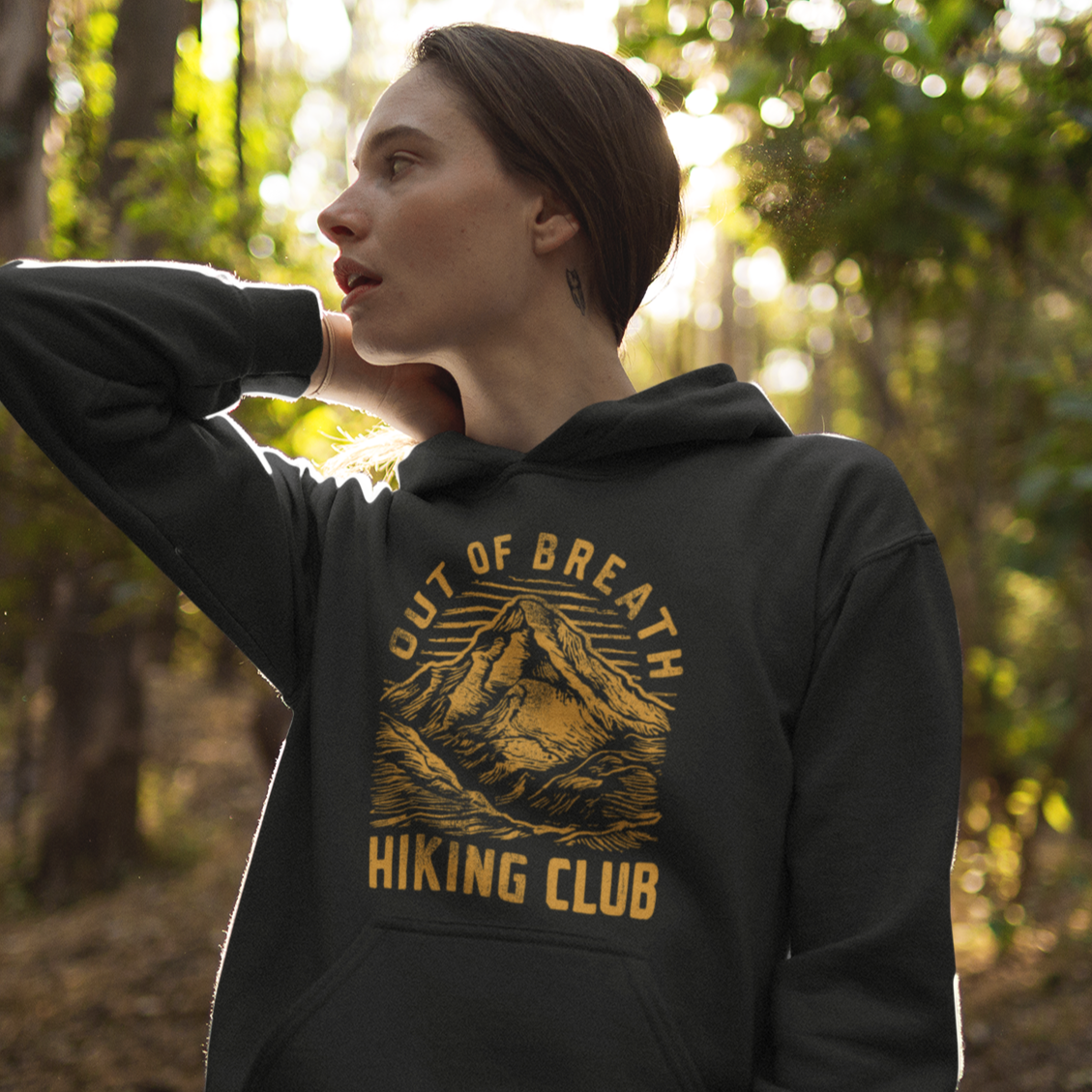 Out of Breath Hiking Club Hoodie