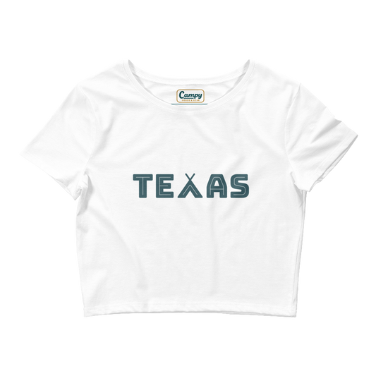 Texas Camping Women’s Crop Tee