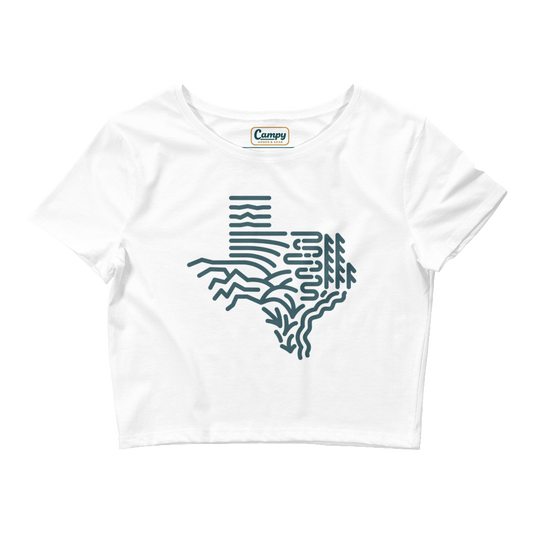 Texas Regions Graphic Women’s Crop Tee