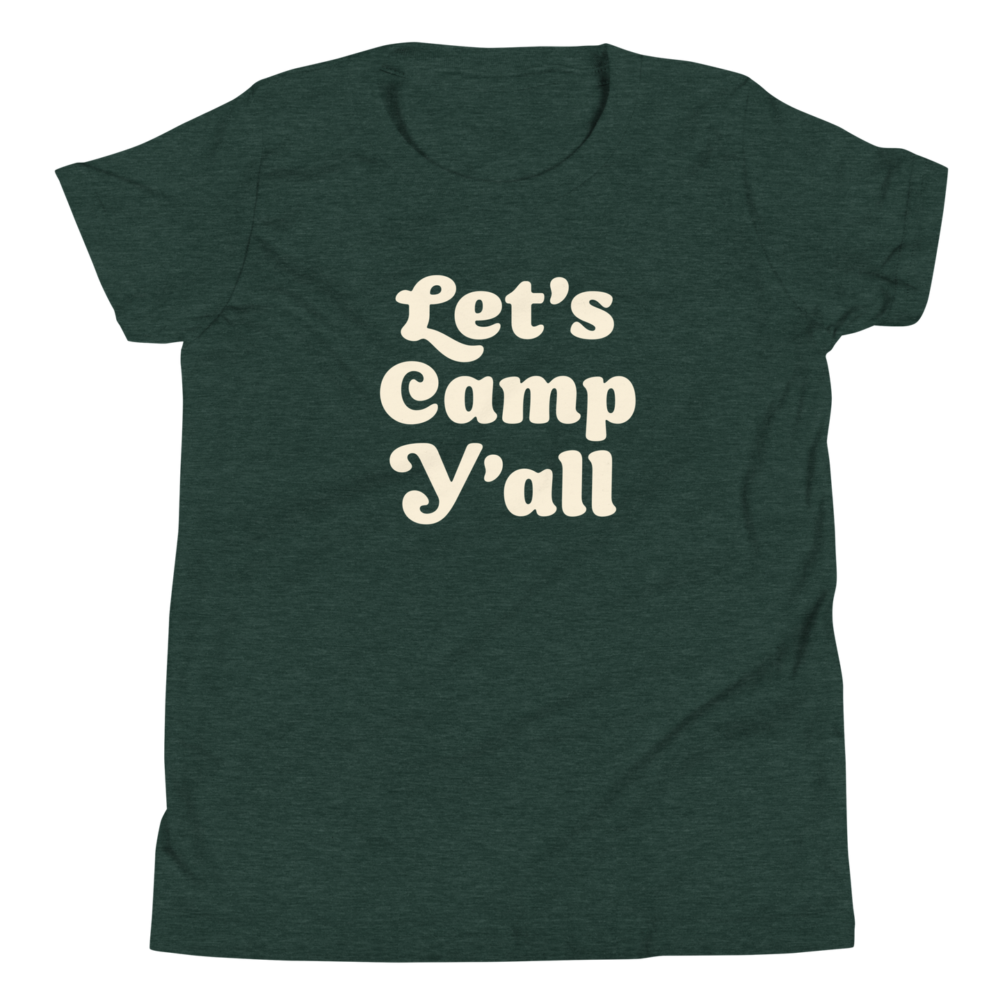 Let's Camp Y'all Youth Shirt