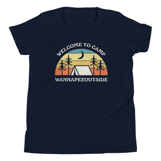 Camp Wannapeeoutside Youth Tee