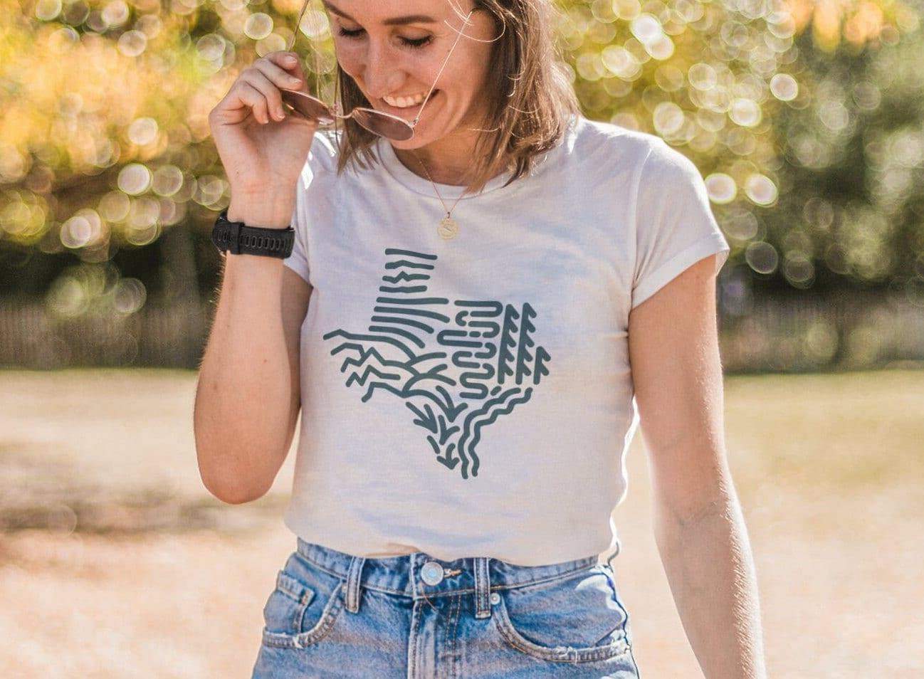 Texas Regions Graphic Tee - Campy Goods and Gear