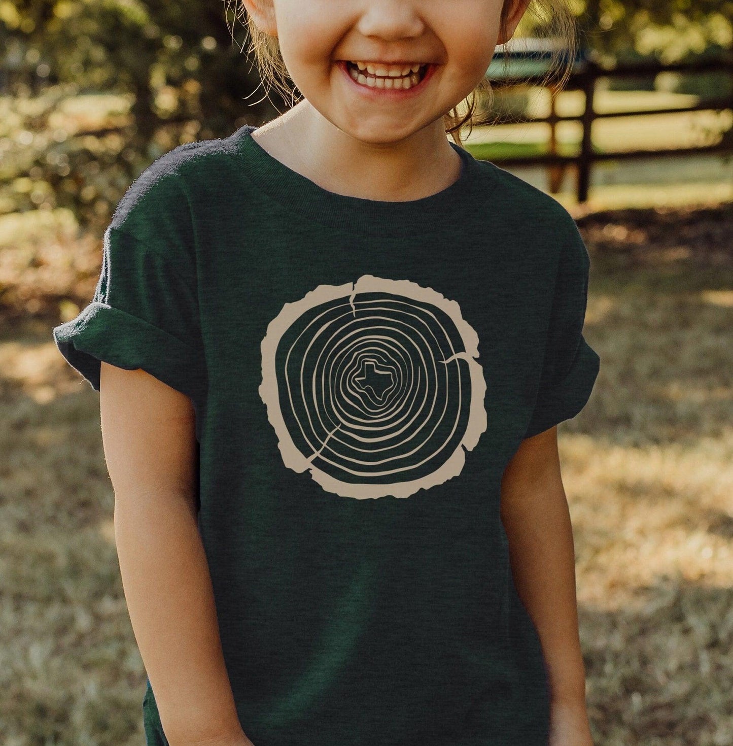 Texas Tree Rings Youth Tee - Campy Goods and Gear