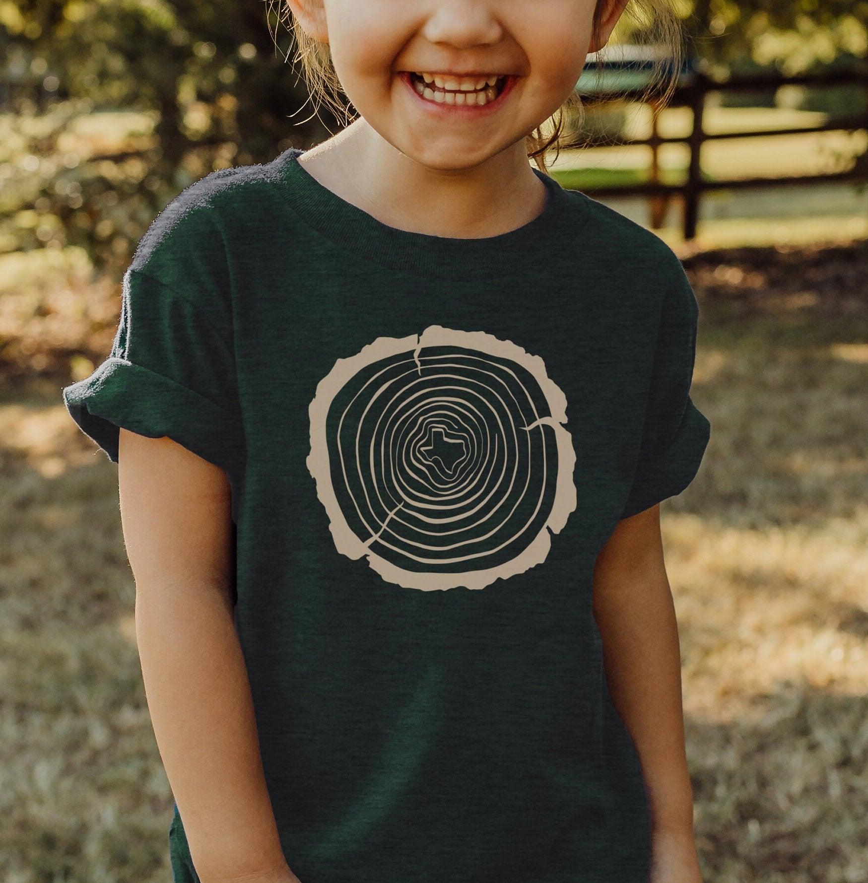 Texas Tree Rings Youth Tee - Campy Goods and Gear