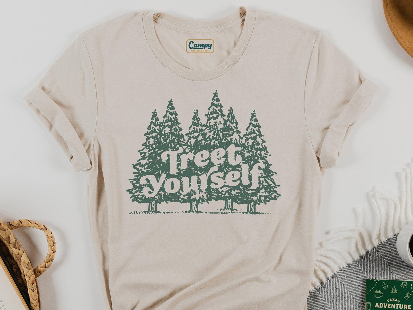 Treet Yourself Tee - Campy Goods and Gear