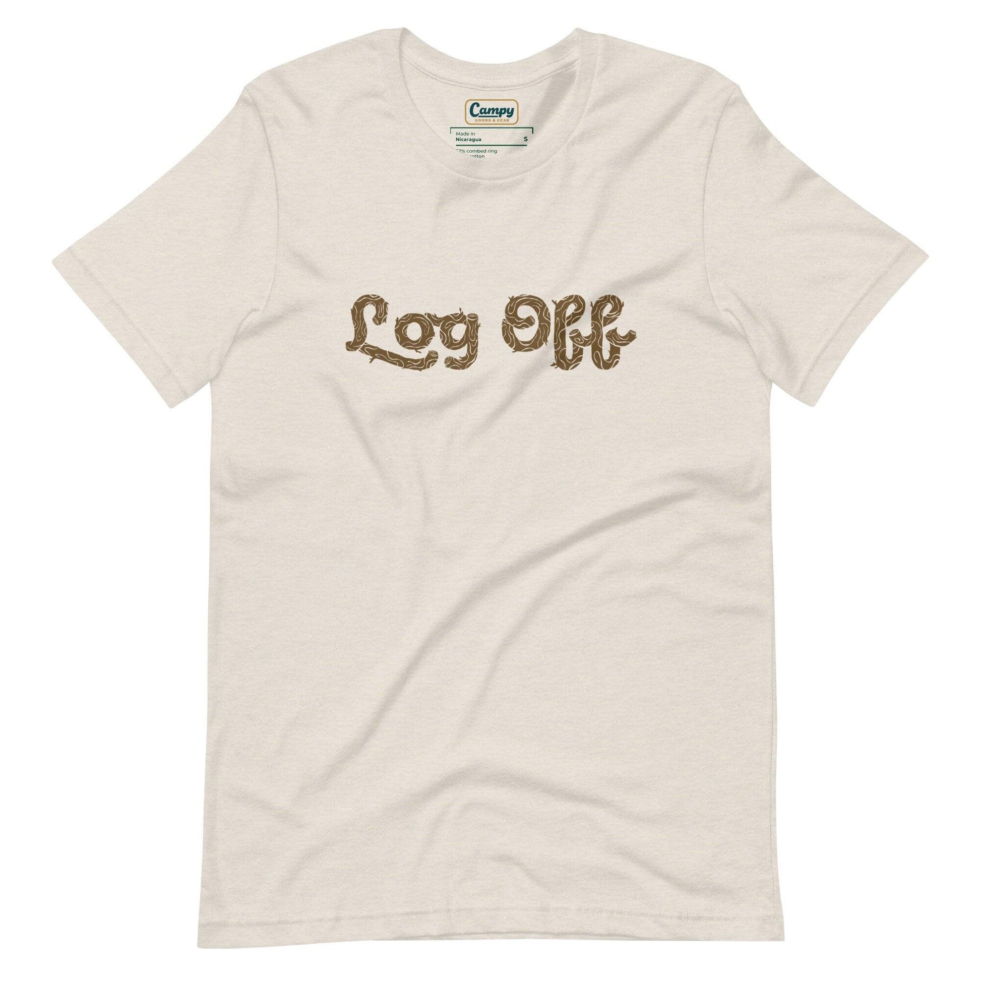 Log Off Tee - Campy Goods and Gear
