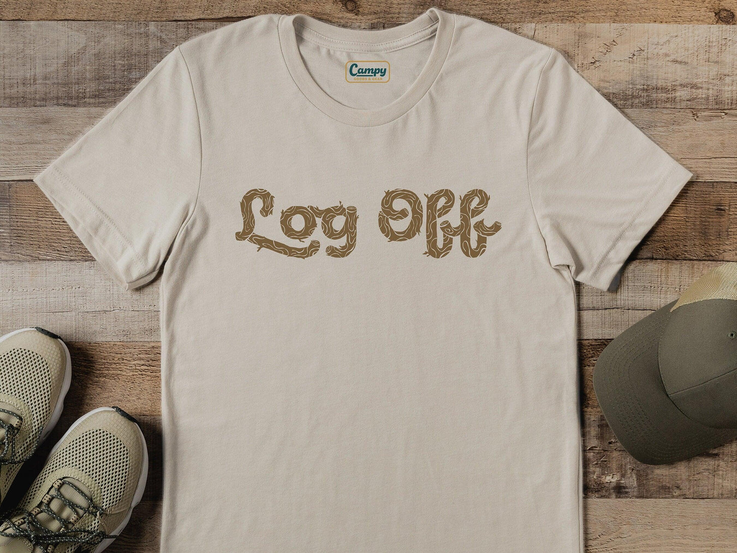 Log Off Tee - Campy Goods and Gear
