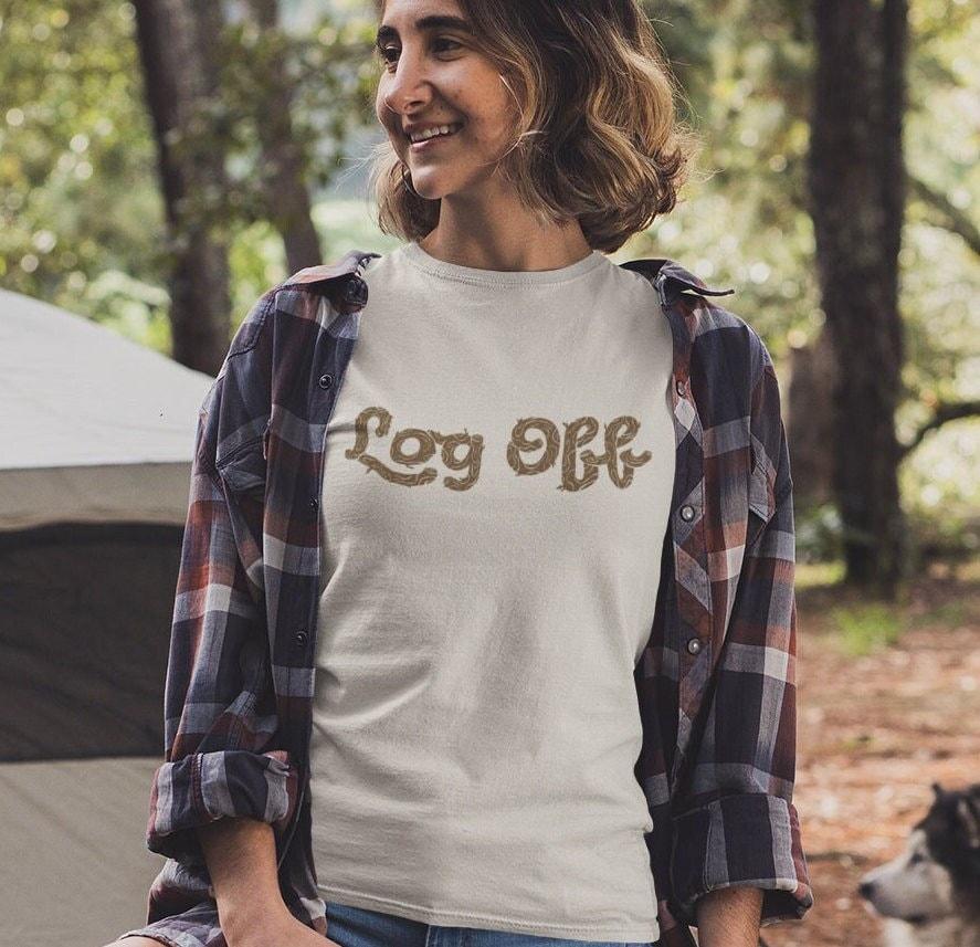 Log Off Tee - Campy Goods and Gear