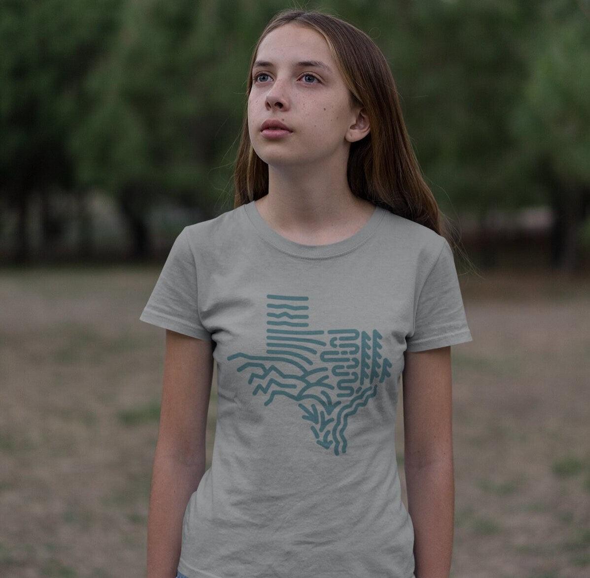 Texas Regions Youth Tee - Campy Goods and Gear