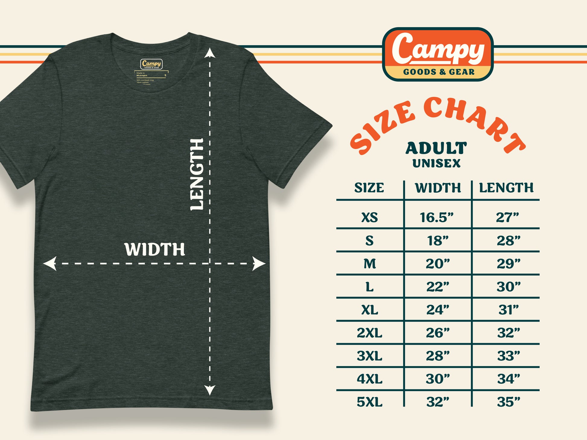 Will Camp For S'mores Adult Tee - Campy Goods and Gear